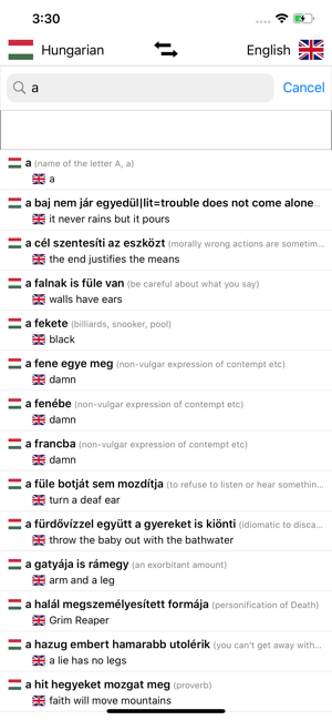 Hungarian/English Dictionary(圖4)-速報App