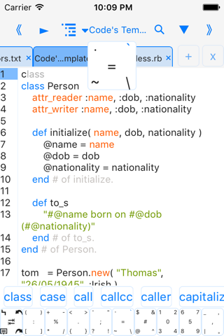 Ruby 2.0-run code,pro - náhled