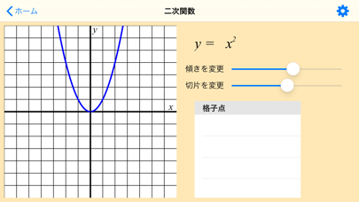 中学数学グラフ screenshot1