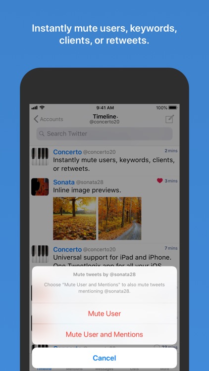 Tweetlogix for Twitter screenshot-3
