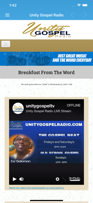 Unity Gospel Radio LIVE(圖3)-速報App