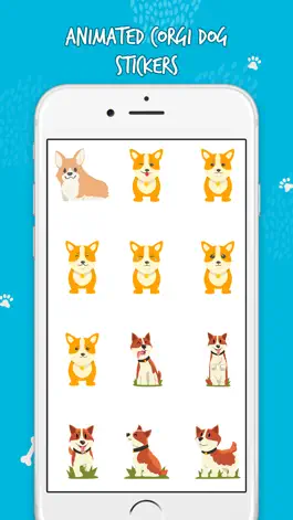 Game screenshot Cute Corgi Animated Emojis apk