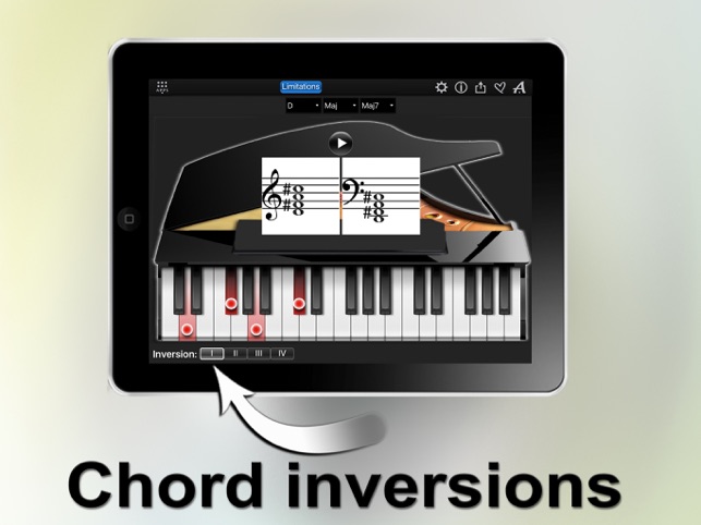 Piano Chords Compass Lite Lr On The App Store