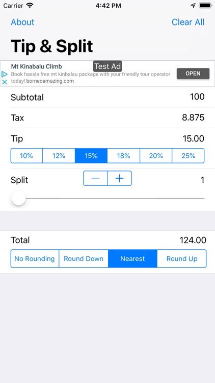 Tip + Split