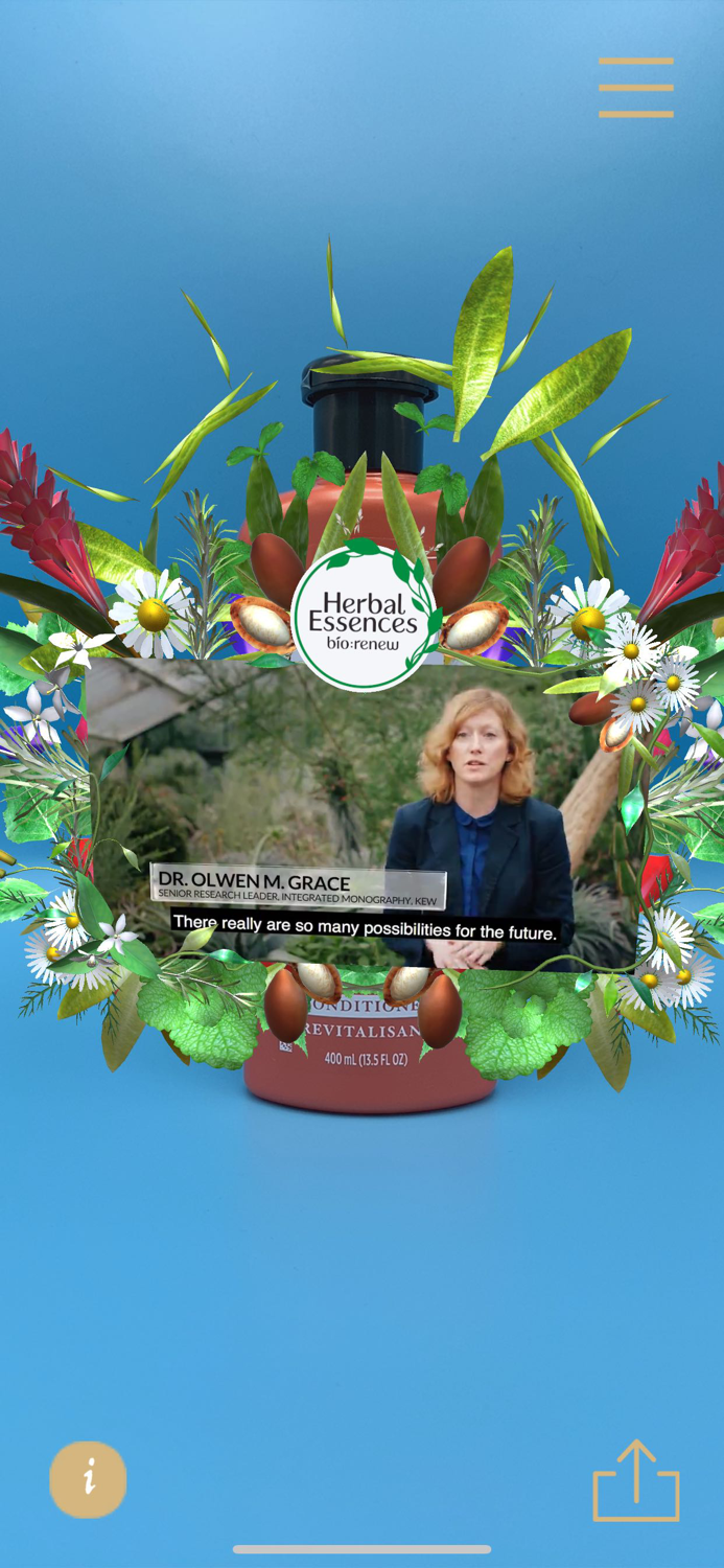 Herbal Essences AR Experience