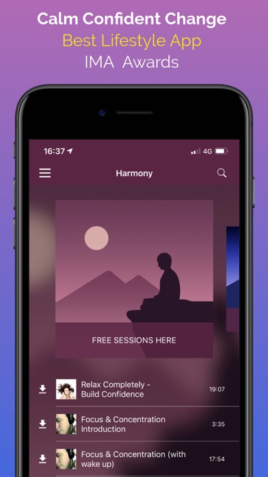 Harmony Hypnosis Meditation review screenshots