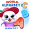 *** Educational game for preschoolers "World of Alphabet-2" with more than 40 objects to learn for children from 1 year and older
