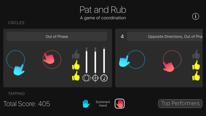 How to cancel & delete Pat & Rub: two handed game of coordination from iphone & ipad 2