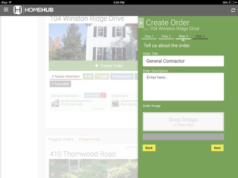 HOMEHUB Vendor Management Tool screenshot 2