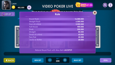 Video Poker Live screenshot 4