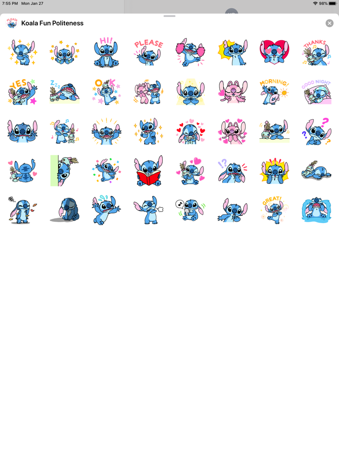 New Stitch Fun Politeness Sti