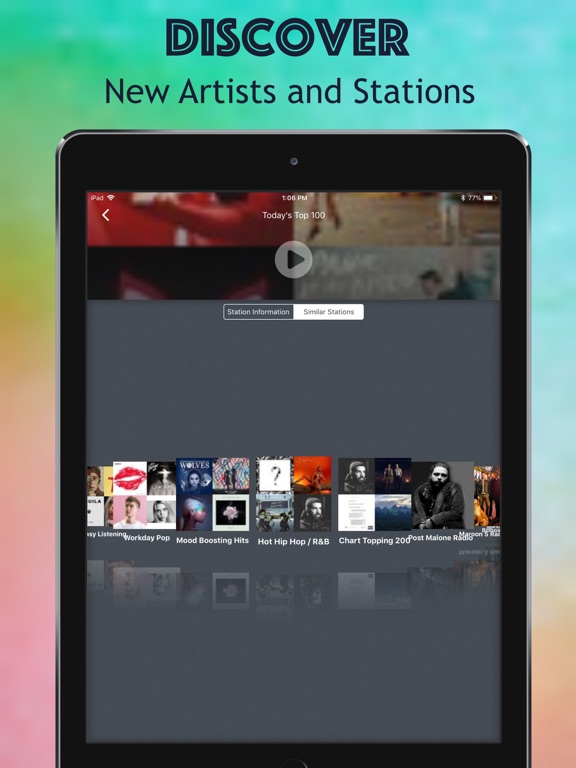 Jango Radio - Streaming Music iPad Jango Radio - Streaming Music iPad