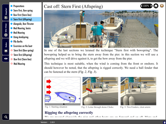 Boat Docking Course - Monohull