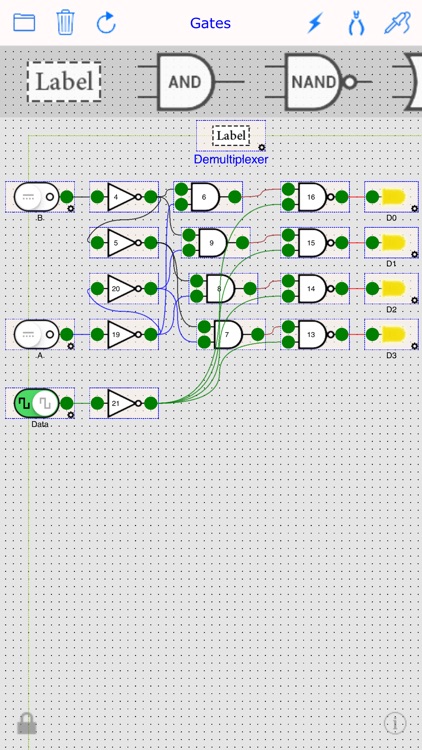 Digital Gate Circuit Simulator