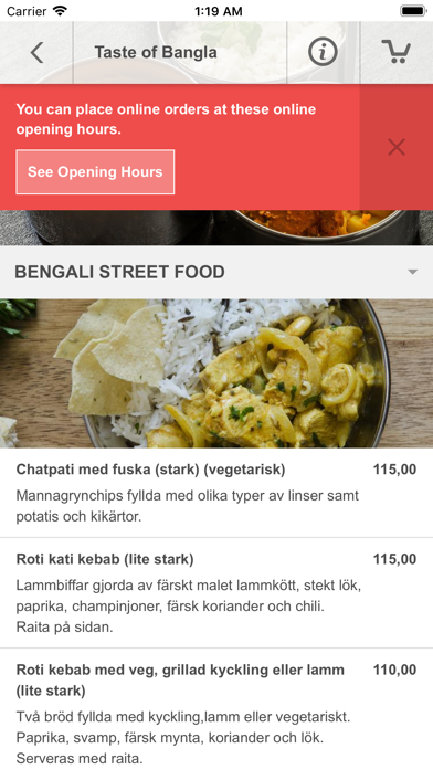 Taste of Bangla screenshot 3