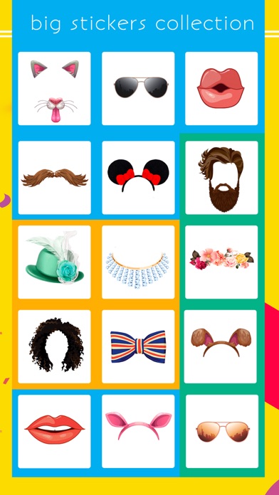 Carnival face stickers screenshot 2