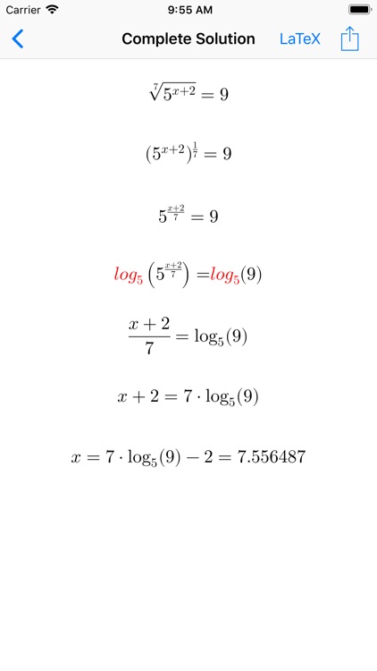 Exponential Equations   ++ screenshot-7