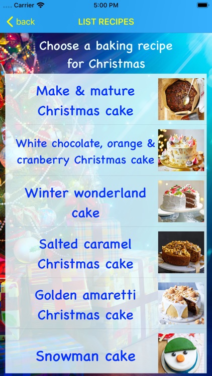 Christmas cake recipes for you