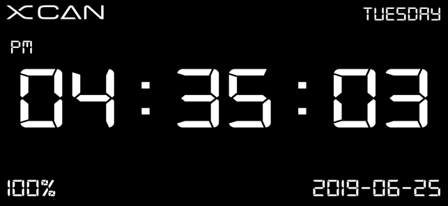 XCAN Clock - Digital Clock(圖1)-速報App
