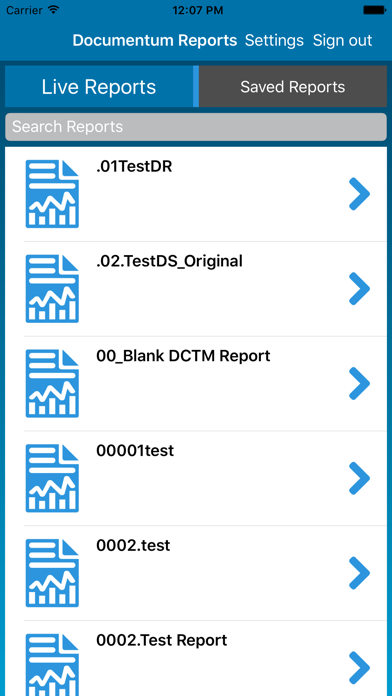 How to cancel & delete OpenText Documentum Reports from iphone & ipad 3