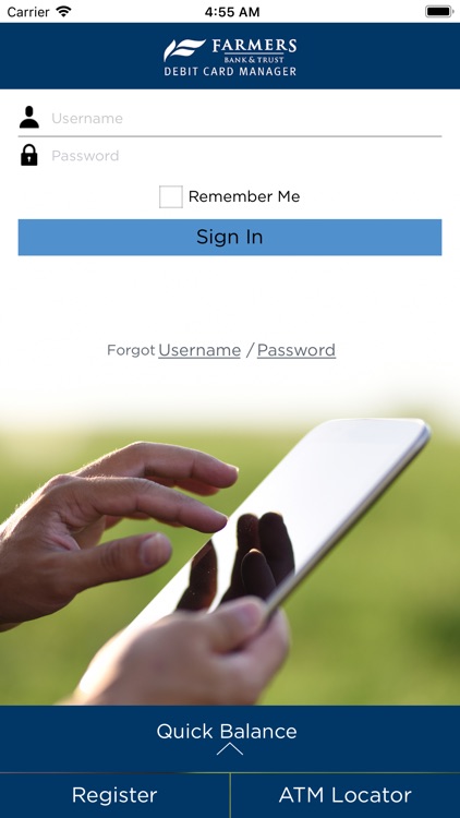 MyFarmers Debit Card Manager