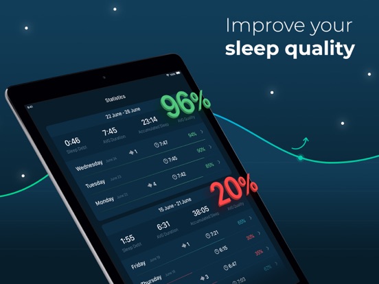 Good Mornings - Free Smart Sleep Cycle Tracker and Alarm Clock screenshot