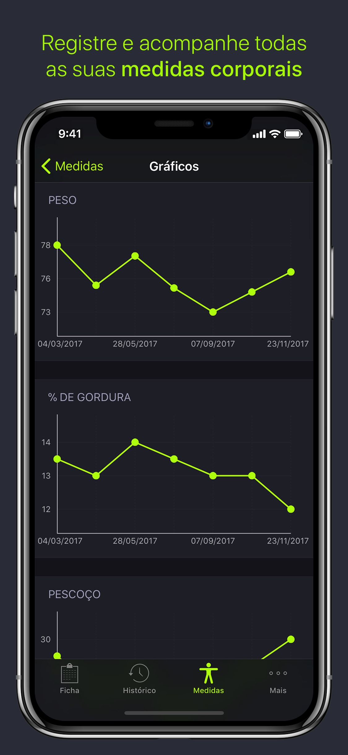 Screenshot do app SmartGym: Gerencie Seu Treino