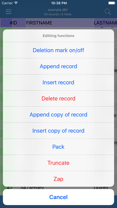 How to cancel & delete CDBF from iphone & ipad 2