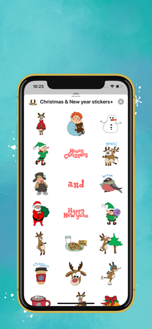 Christmas & New year stickers+(圖2)-速報App