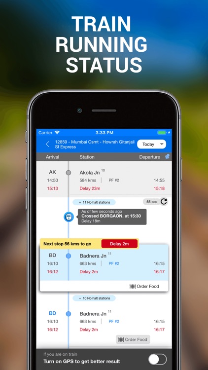 Train & PNR Status : RailYatri