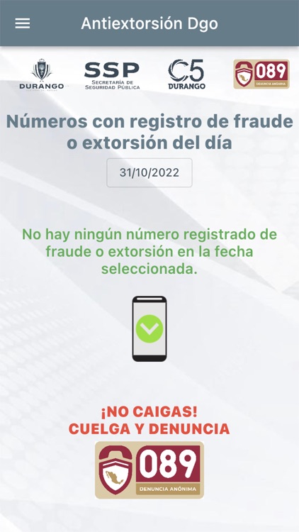 Antiextorsión Dgo