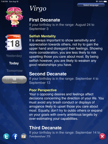 Horoscope HD+ - náhled