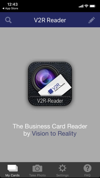 V2R Business Card Reader