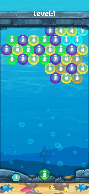 Bubble Shooter:Color by Number