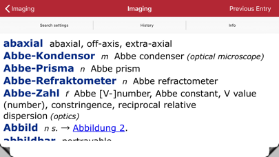 Dictionary of Imaging DE-EN screenshot 4