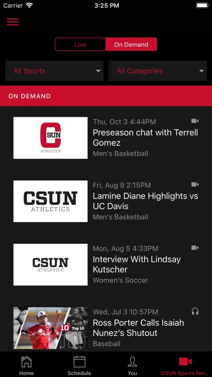 CSUN Athletics screenshot-3