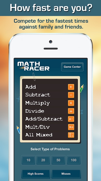 Math Racer Deluxe screenshot-0