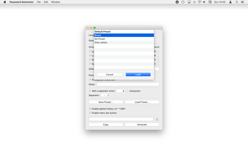 Password Generator. screenshot 3