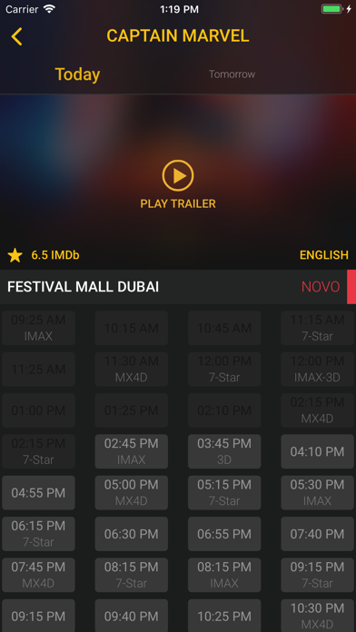 UAE - Cinemas & Events screenshot 2