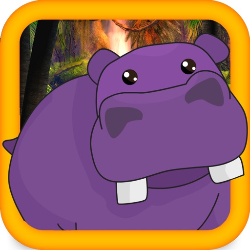 Baby Hippo Cute Zoo Escape - Animal Running game for boys and Girls icon