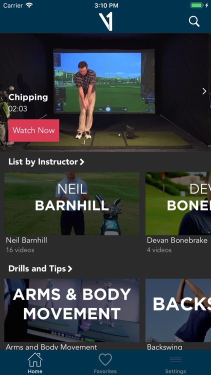 V1 TV: Golf Instruction Videos