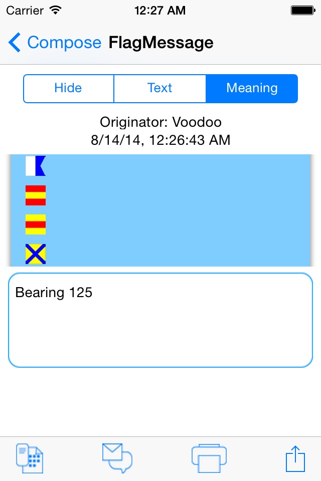 Signal Flags Communicator screenshot 2