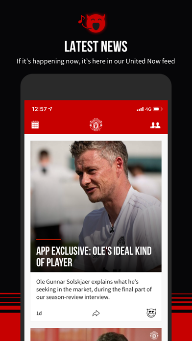 Manchester United Official App Screenshot 2