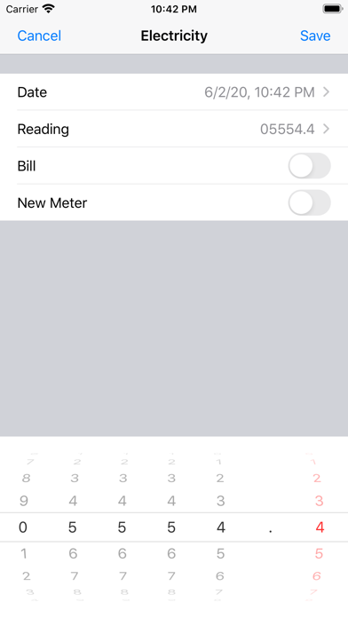 How to cancel & delete Meter Readings from iphone & ipad 3