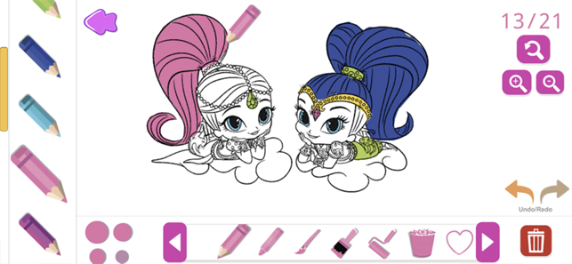 Shimmer & Shine Coloring Book!