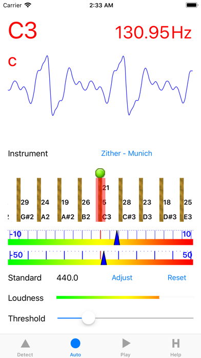 Zither Tuner screenshot 2