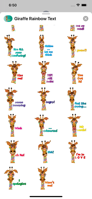 Giraffe Rainbow Text(圖4)-速報App