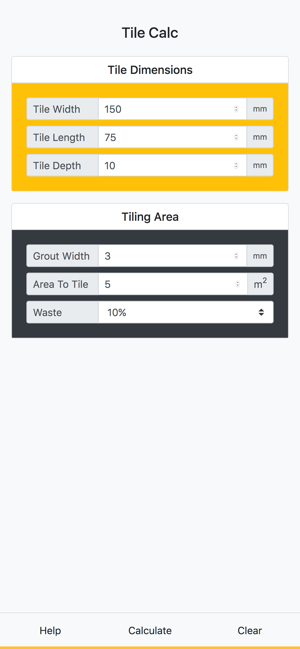 Tile Calc