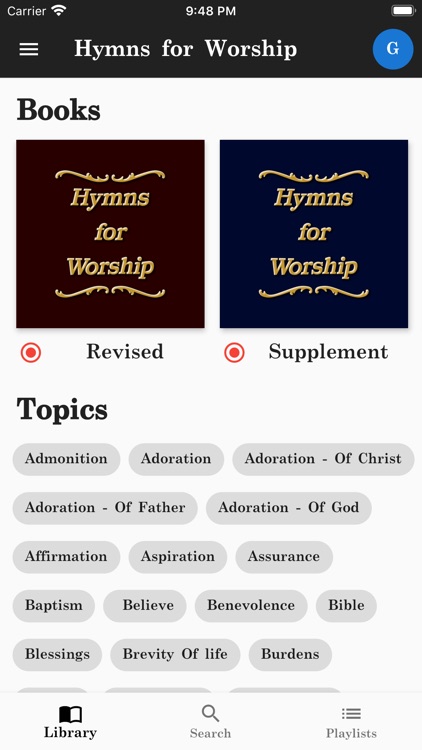Hymns for Worship