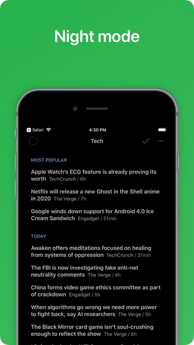 Feedly - Smart News Reader Screenshot on iOS